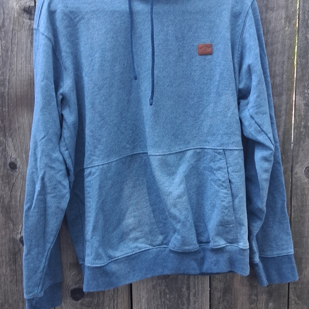 Quiksilver Blue Sweatshirt Casual Cotton Blend